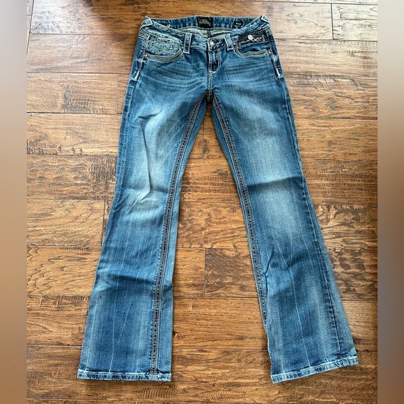 Express Rerock Boot Cut Jeans - Picture 2 of 6